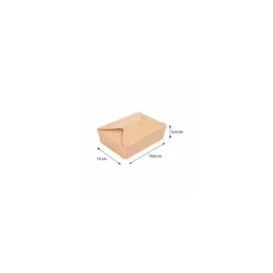 Boîte américaine kraft brun 1980 ml - par 50