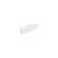 Boîte à bûche "Joyeuses Fêtes" blanche 50 x 11 x 11 cm - par 25