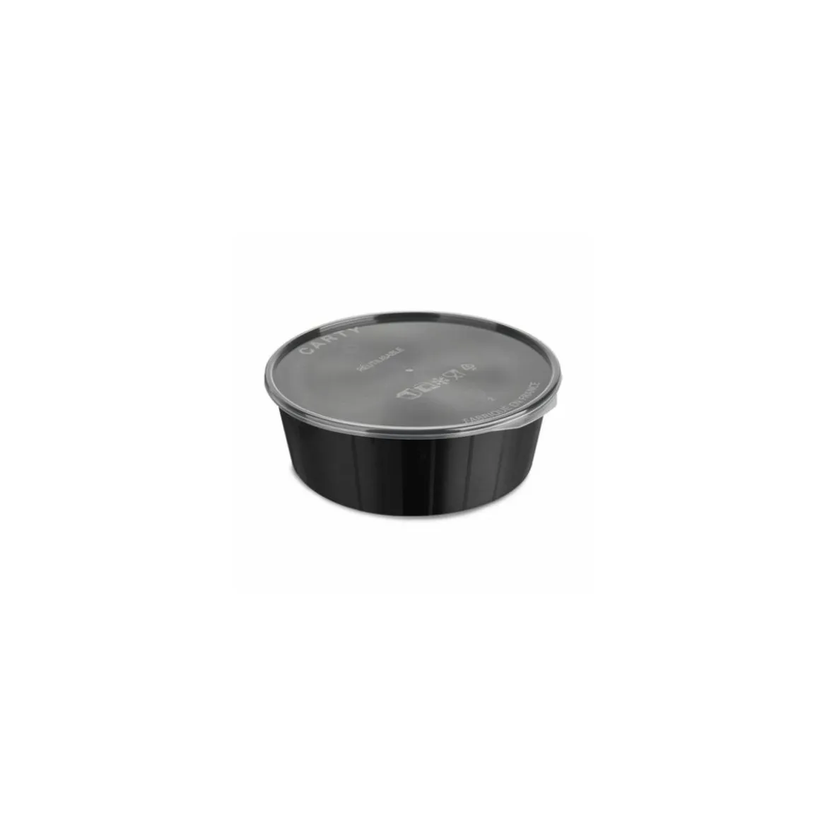 Boîte Carty ronde noire 1150 ml - par 100