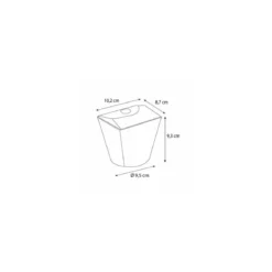 Boîte à pâtes carton blanche 780 ml - par 50
