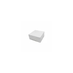 Boîte pâtissière blanche en carton 14 x 14 x 6 cm - par 50