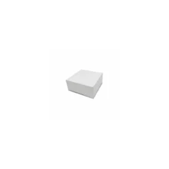 Boîte pâtissière blanche en carton 14 x 14 x 6 cm - par 50