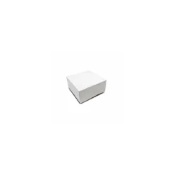 Boîte pâtissière blanche en carton 16 x 16 x 8 cm - par 50