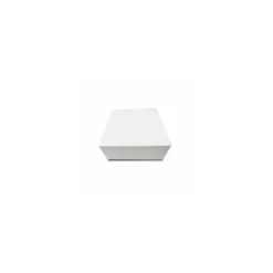 Boîte pâtissière blanche en carton 18 x 18 x 8 cm - par 50