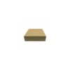Boîte pâtissière Kraft brun 18 x 18 x 5 cm - par 50