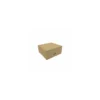 Boîte pâtissière Kraft brun 16 x 16 x 5 cm - par 50