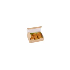 Boîte refermable kraft brun ingraissable 14,5 x 9 x 4,5 cm - par 450