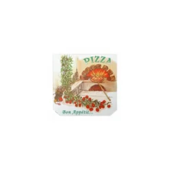 Boîtes à pizza à coins cassés