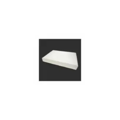 Boîte traiteur carton micro cannelures blanche 34 x 25 x 6 cm - par 25