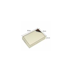 Boîte traiteur lunch en carton 28 x 19 x 6 cm - par 50