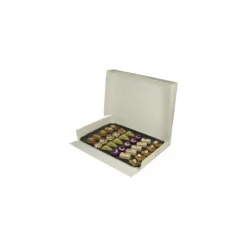 Boîte traiteur lunch en carton 42 x 28 x 6 cm - par 25