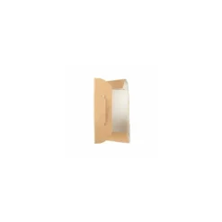 Boîte à wrap et tortilla avec fenêtre kraft brun - par 100