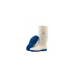 Botte PVC blanc mixte - Pointure 45