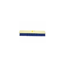 Brosse pour balai demi dur bleu 45 cm