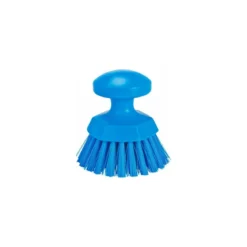 Brosse ronde soleil fibres dures bleu ø 11cm