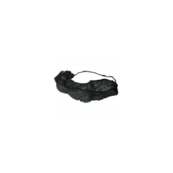 Cache barbe jetable PP non tissé noir 22 x 45 cm - par 100