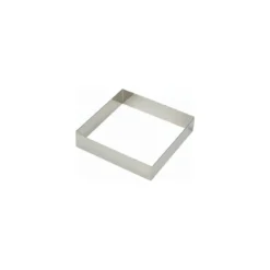 Cadre inox 16 x 16 x 4,5 cm