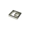 Cadre inox 8 x 8 x 4,5 cm