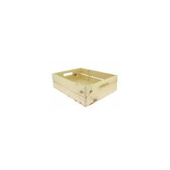 Cagette en bois de pin 40 x 30 x 12 cm