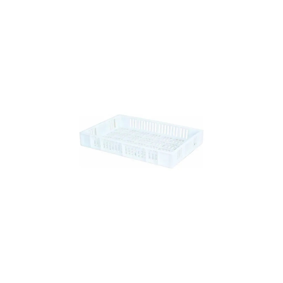 Caisse ajourée PEHD blanc 15 L