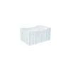 Caisse ajourée PEHD blanc 40 L