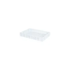 Caisse ajourée PEHD blanc 60 L