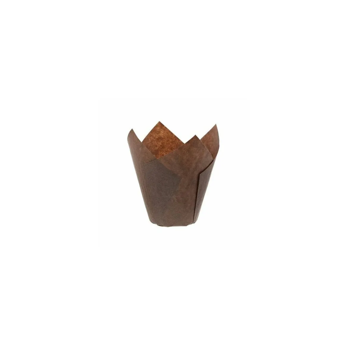 Caissette de cuisson papier brun "Tulip" 9,5 cm x 5 cm - par 200