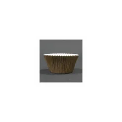 Caissette de cuisson ronde Optima 5 x 4 cm en carton brun - par 200