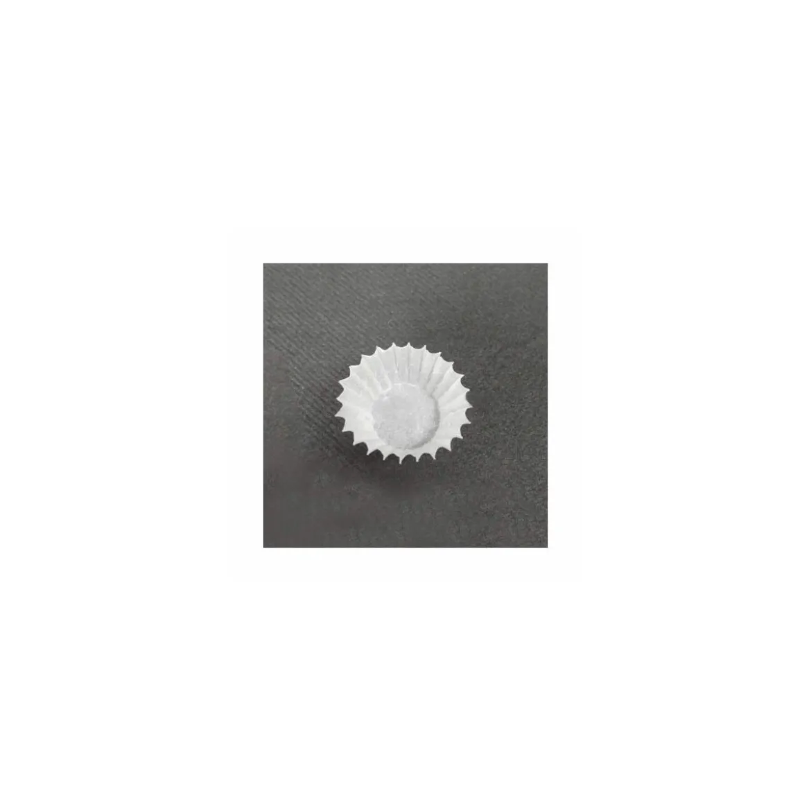Caissette plissée blanche 2,3 x 1,7 cm (n°3) - par 1000