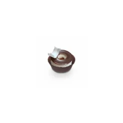 Caissette plissée brune 6 x 2,5 cm (n°1201) - par 1000