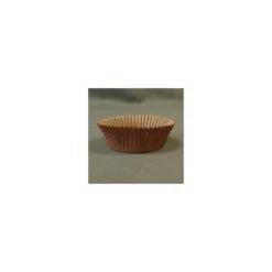 Caissette plissée brune 6 x 2,5 cm (n°1201) - par 1000