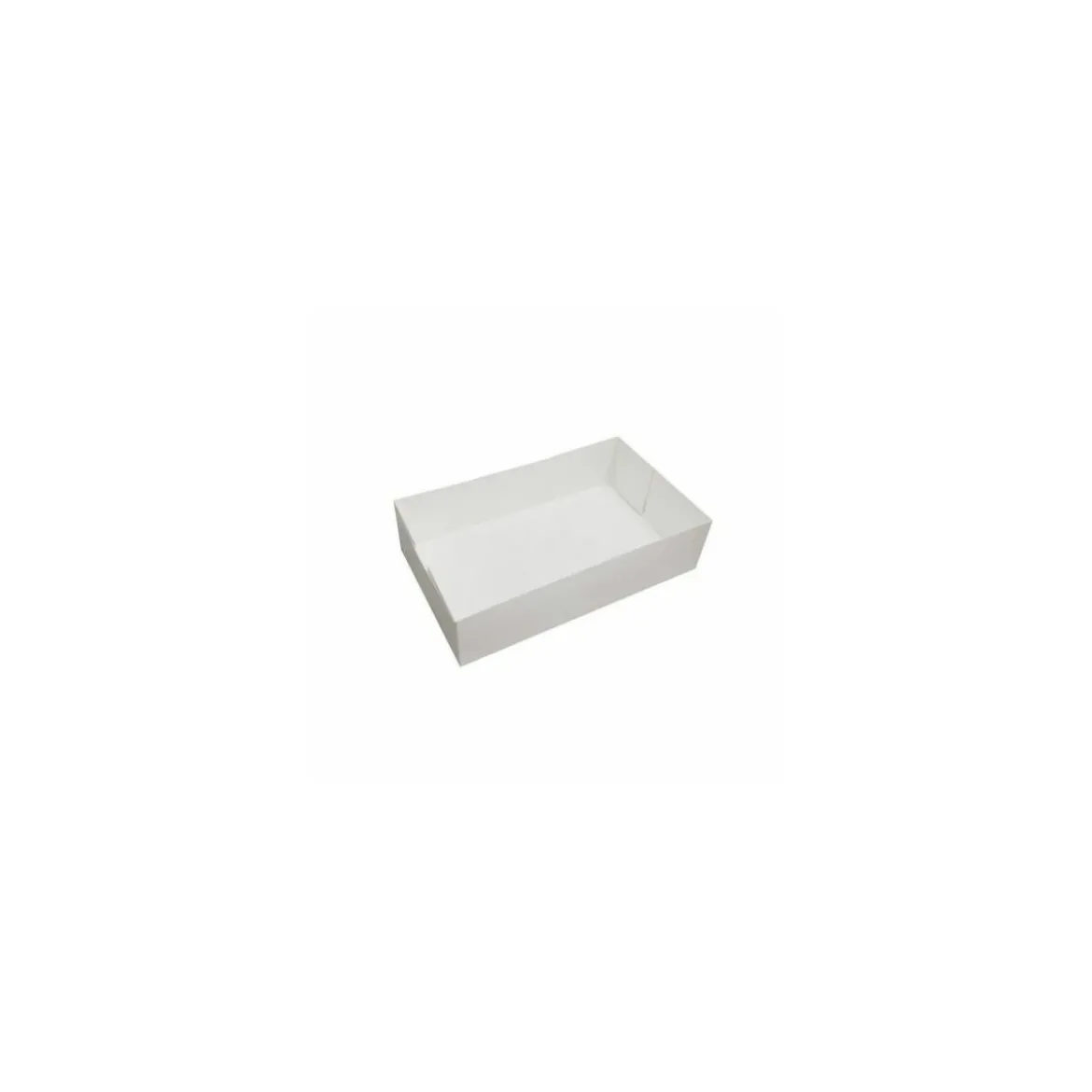 Caissette pâtissière blanche 20 x 13 x 5 cm - par 100