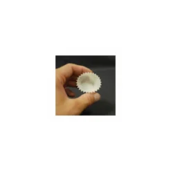 Caissette ronde plissée papier blanc ø 2,5 cm - par 1000