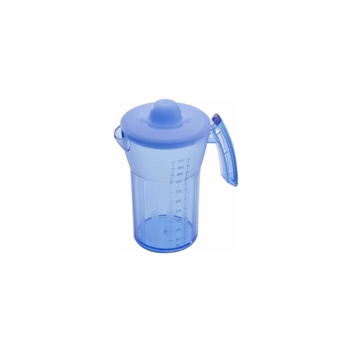 Carafe avec couvercle copolyester bleu 0,5 L - par 7