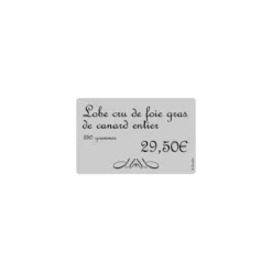 Cartes PVC argent Edikio Access Flex et Duplex 8,56 x 5,4 cm - par 100