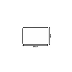 Cartes PVC or Edikio Access Flex et Duplex 8,56 x 5,4 cm - par 100