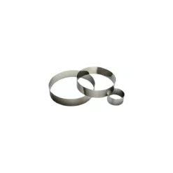 Cercle à mousse inox ø 10 x 4,5 cm