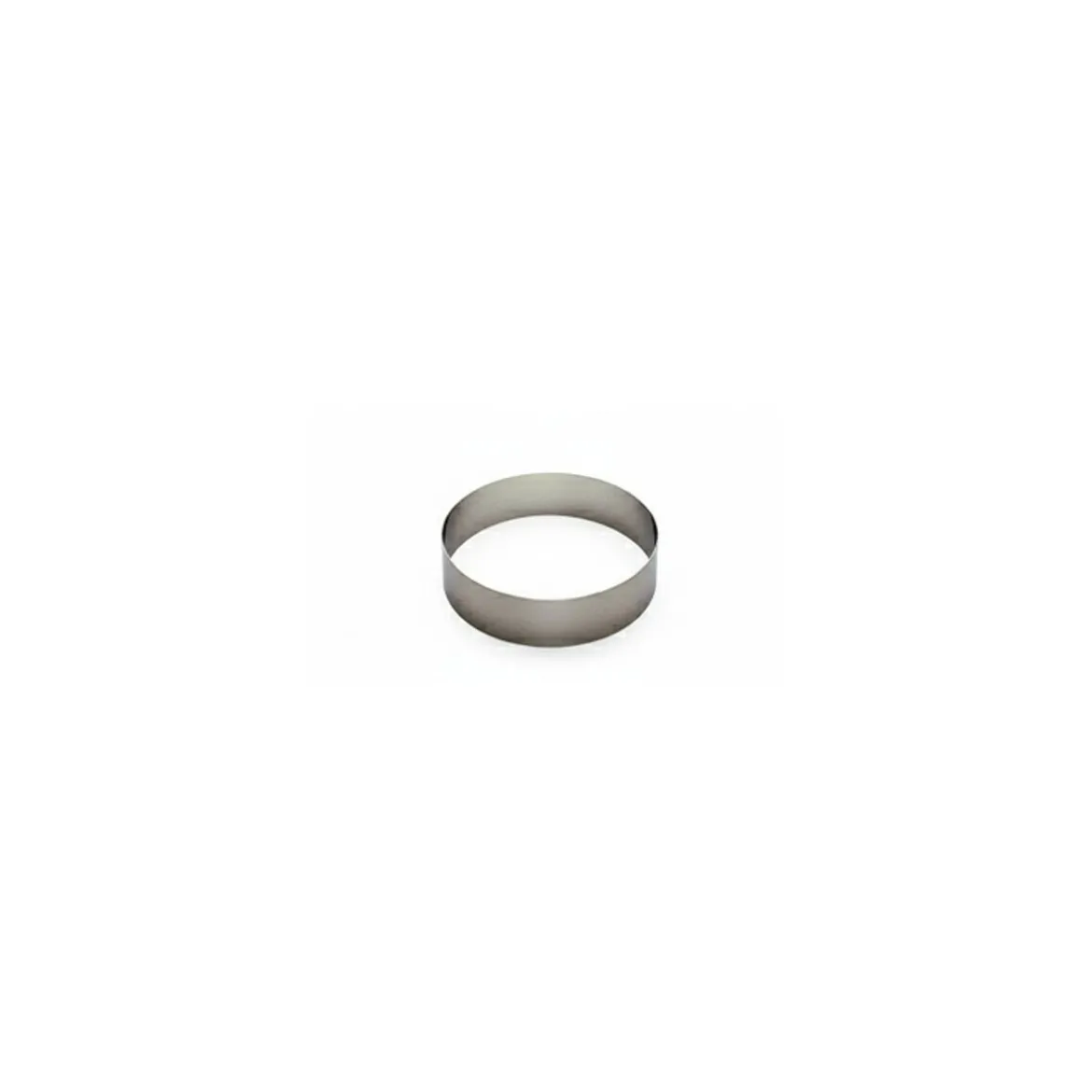 Cercle à mousse inox ø 6 x 4,5 cm