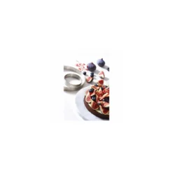 Cercle à tarte inox perforé Ø 7,5 cm x 2 cm