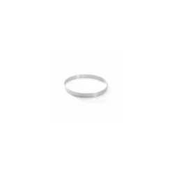 Cercle à tarte inox perforé inox 20,5 x 2 cm