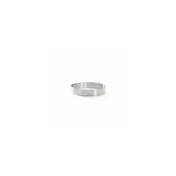 Cercle à tarte perforé inox 10,5 x 2 cm