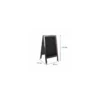 Chevalet bois authentique 115 x 65 cm