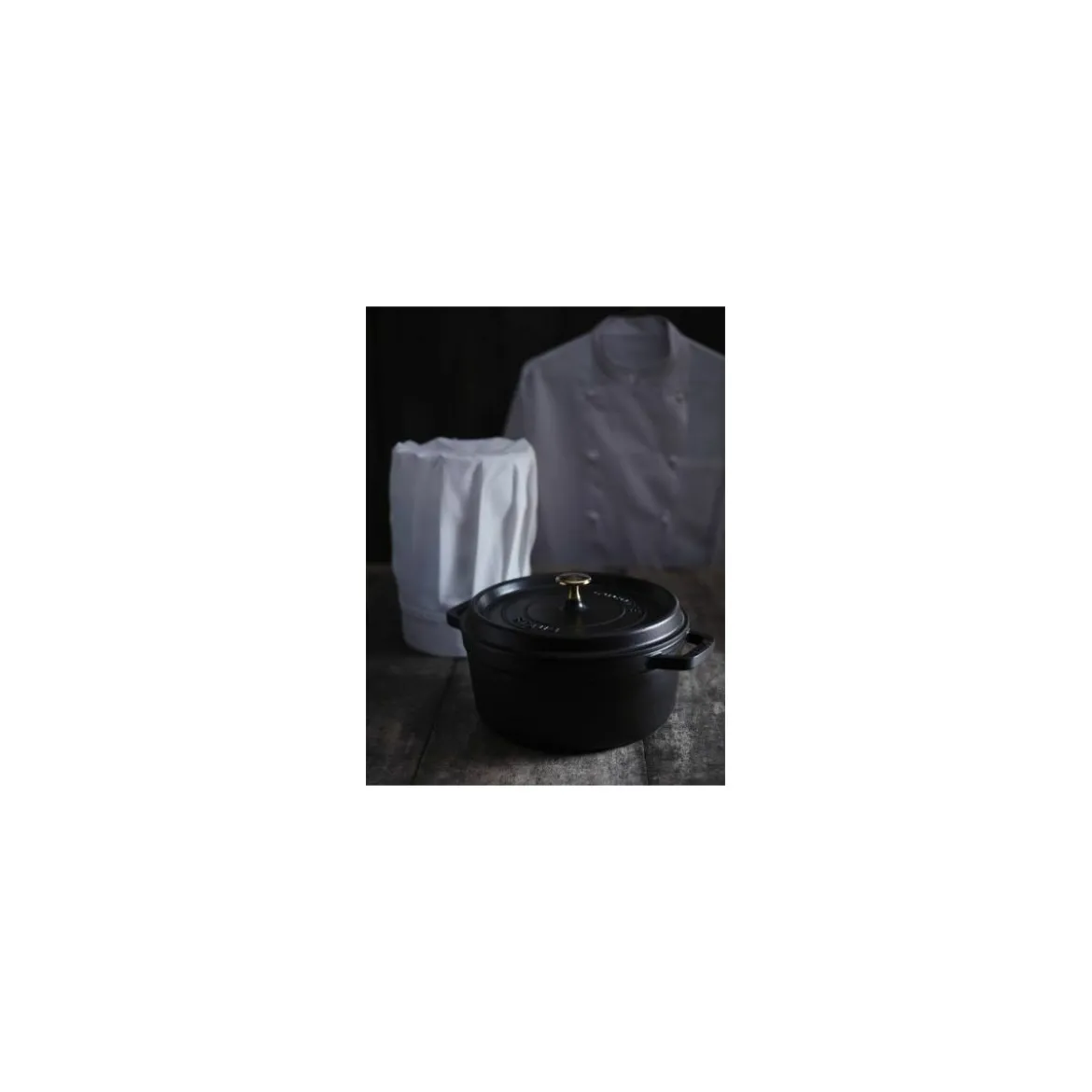 Cocotte fonte noire Staub ø 24 cm