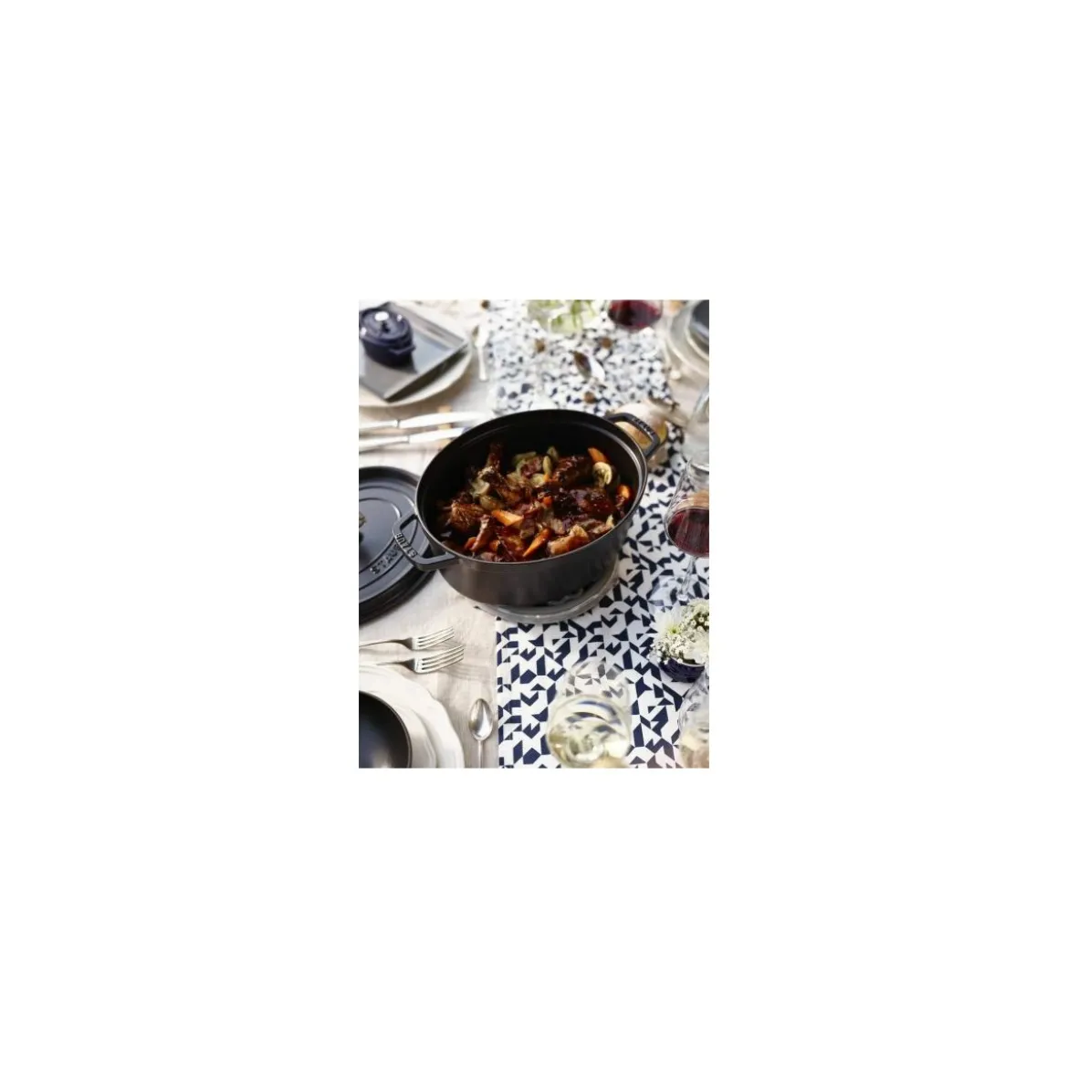 Cocotte fonte noire Staub ø 24 cm