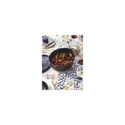 Cocotte fonte ovale noire ø 29 cm