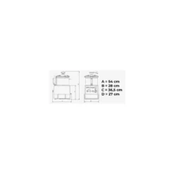 Combiné cutter / coupe légumes R502 400V Triphasé