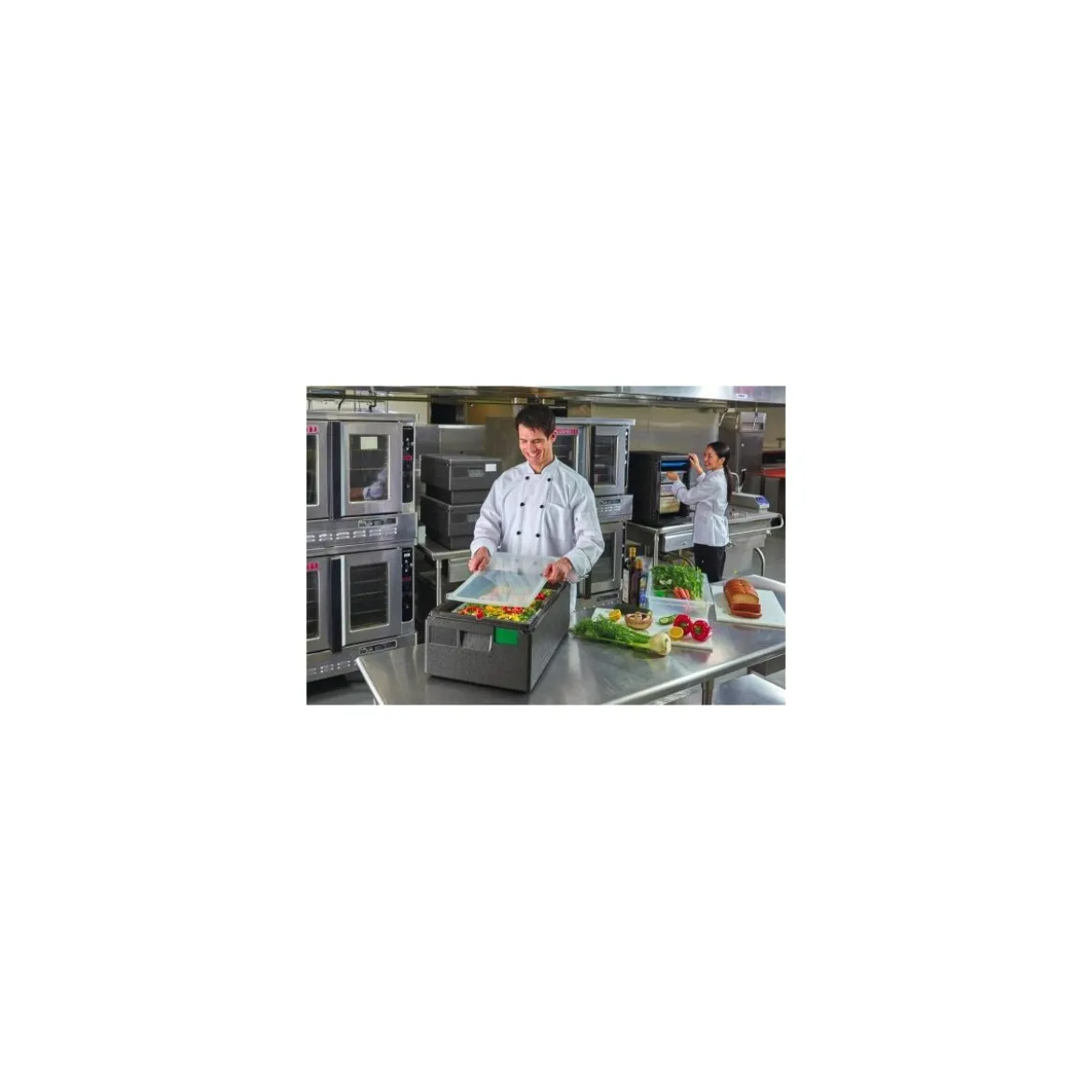 Conteneur isotherme Cam GoBox Cambro ouverture dessus 80 L