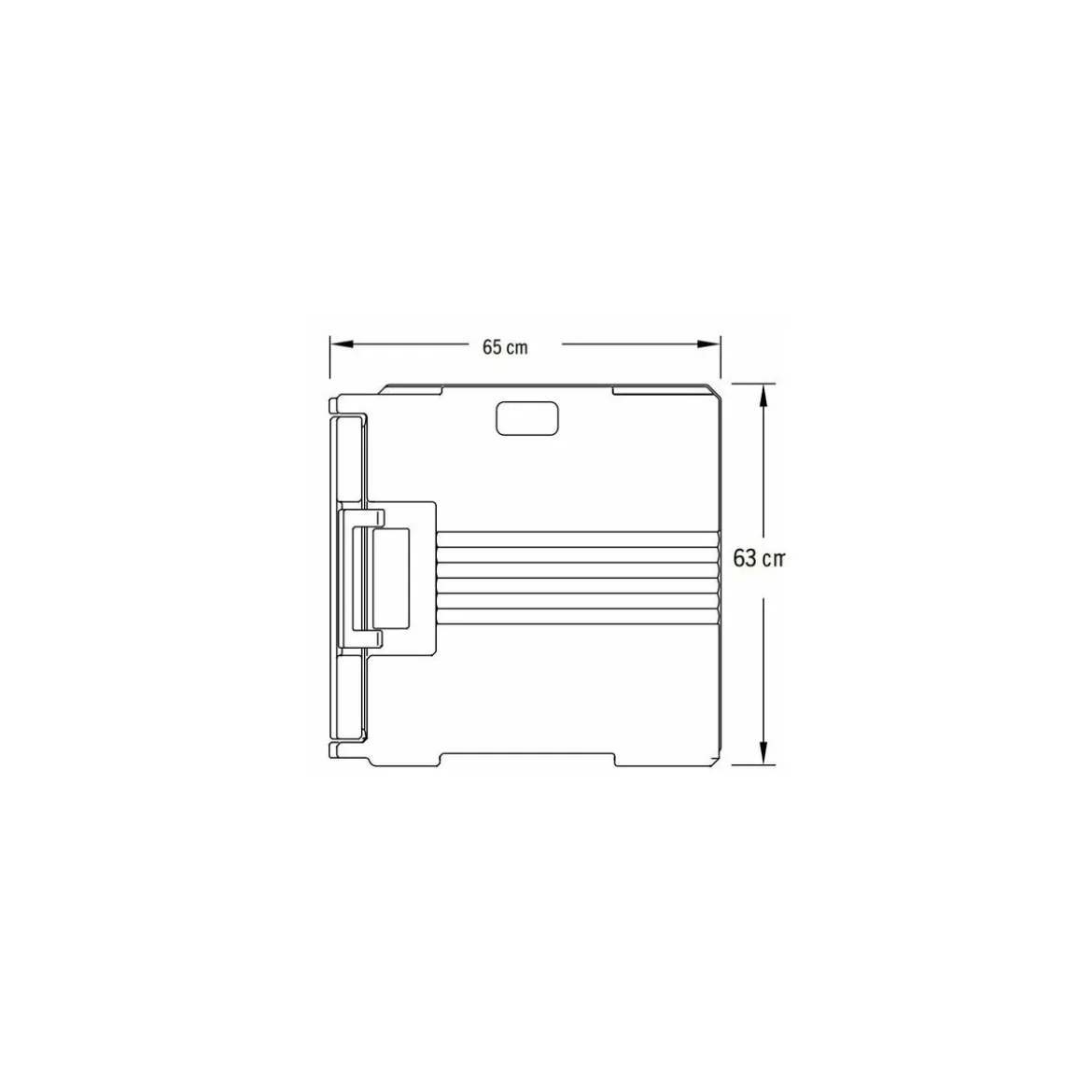 Conteneur isotherme UPC400 Cambro 57 L