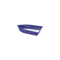 Corbeille de présentation en forme bateau bleu PP 58 x 41 x 12 cm