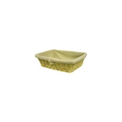 Corbeille osier rectangulaire 35 x 25 x 10 cm